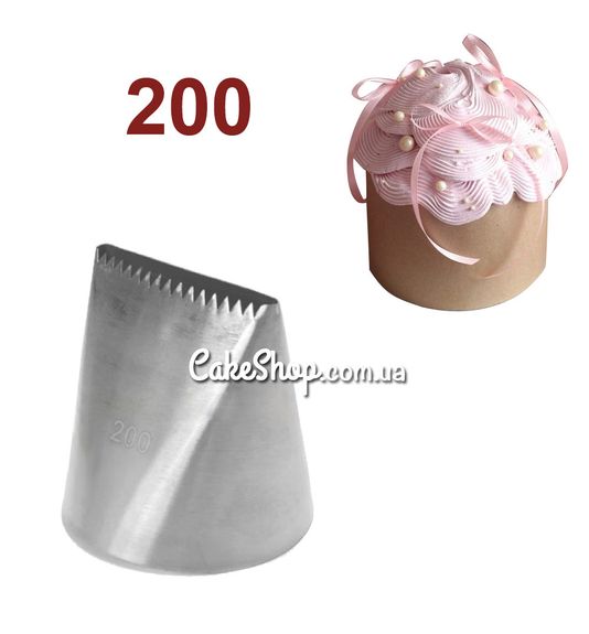 ⋗ Кондитерская насадка Дорожка #200 большая купить в Украине ➛ CakeShop.com.ua, фото