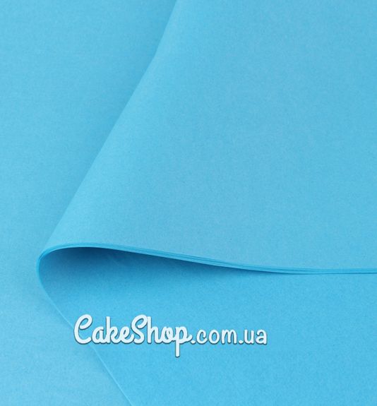 ⋗ Папір тішью LP блакитний 28г/м, 10 аркушів купити в Україні ➛ CakeShop.com.ua, фото