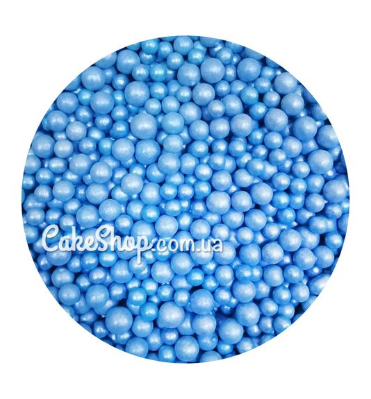 ⋗ Перлинний мікс Dobryk голубий 5-7 мм, 50 г купити в Україні ➛ CakeShop.com.ua, фото