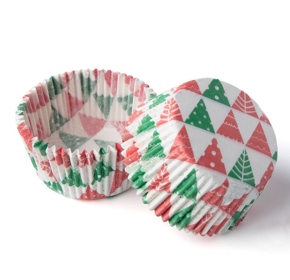 ⋗ Бумажные формочки для кексов Елочки, 50 шт. купить в Украине CakeShop ...