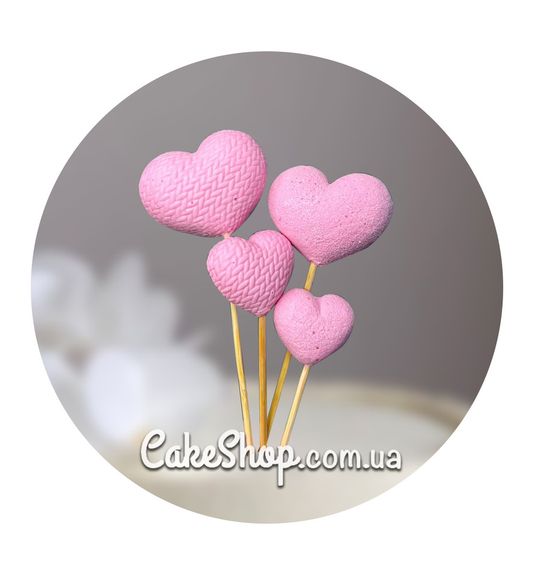 ⋗ Шоколадные Сердечки розовые ТМ ДимК купить в Украине ➛ CakeShop.com.ua, фото