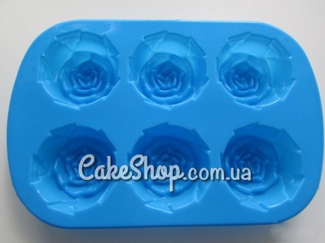 ⋗ Силіконова форма Троянди, 6 шт. купити в Україні ➛ CakeShop.com.ua, фото
