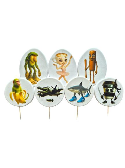 ⋗ Сахарные фигурки Балерина-капучина ТМ Ириска купить в Украине ➛ CakeShop.com.ua, фото