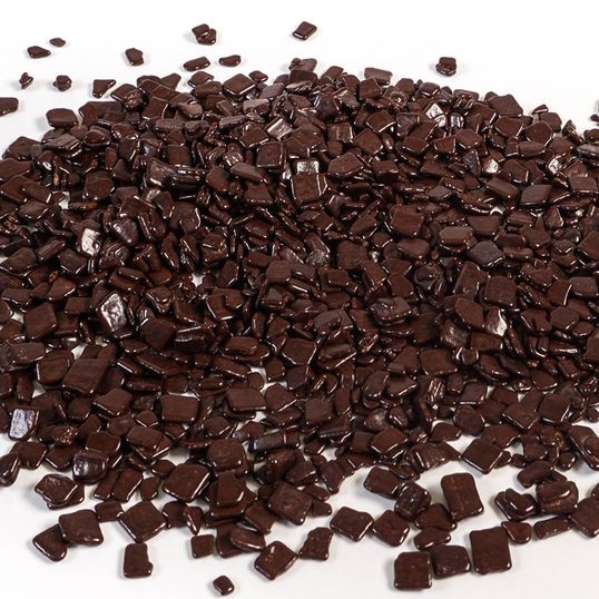 ⋗ Посипка Крихти шоколаду глянцеві SCAGLIETTA DARK IRCA, Чорні, 250г купити в Україні ➛ CakeShop.com.ua, фото