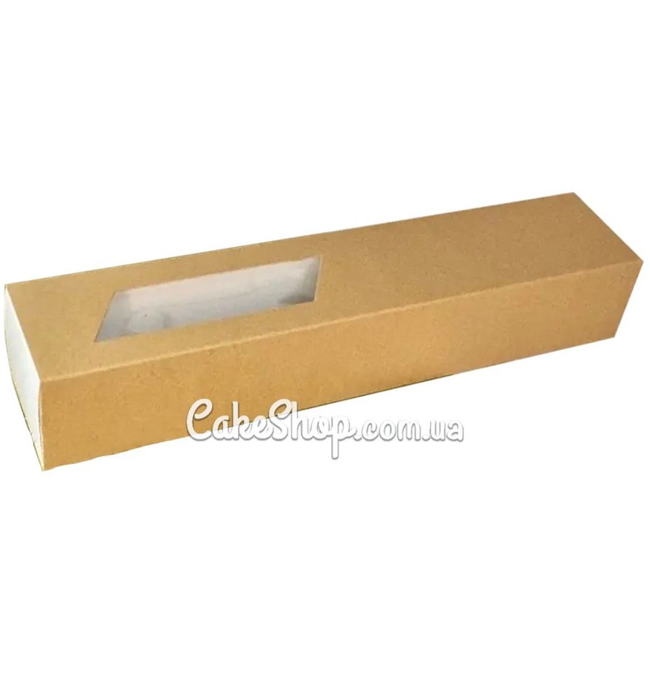 Коробка на 10 макаронс Крафт, 30х6х5 см - фото