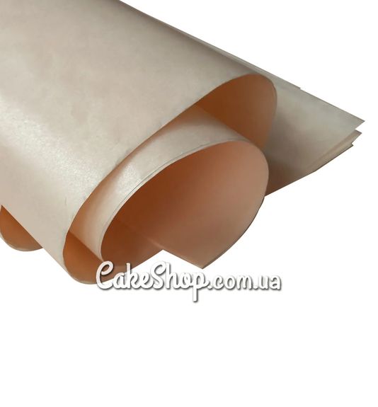⋗ Папір тішью щільний Pale peach з перламутром, 10 аркушів купити в Україні ➛ CakeShop.com.ua, фото