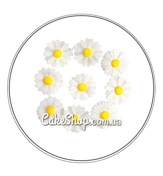 ⋗ Вафельна квітка Ромашка 9 шт ТМ Сладо купити в Україні ➛ CakeShop.com.ua, фото