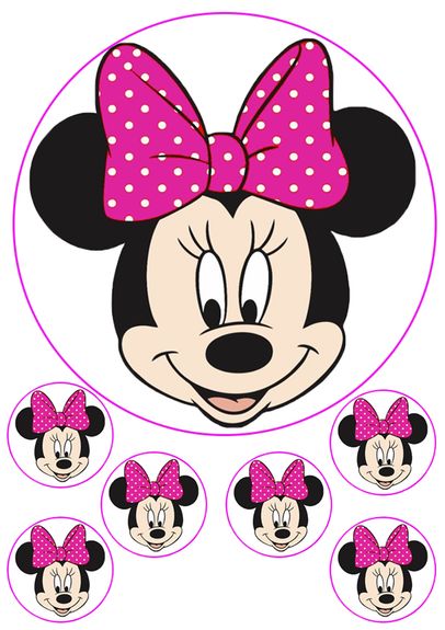 ⋗ Вафельная картинка Минни Маус 7 купить в Украине ➛ CakeShop.com.ua, фото