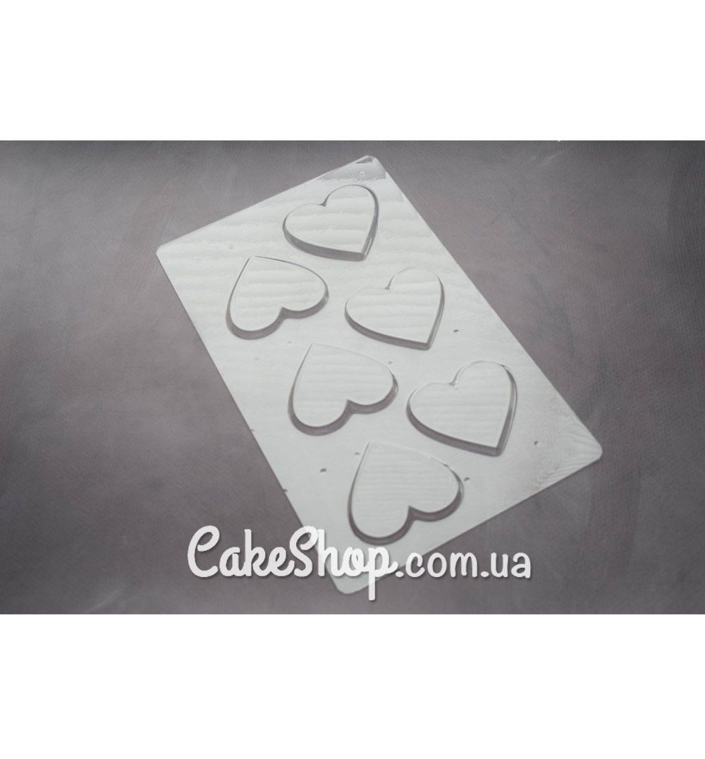 ⋗ Пластиковая форма для шоколада Сердце 7 купить в Украине ➛ CakeShop.com.ua, фото