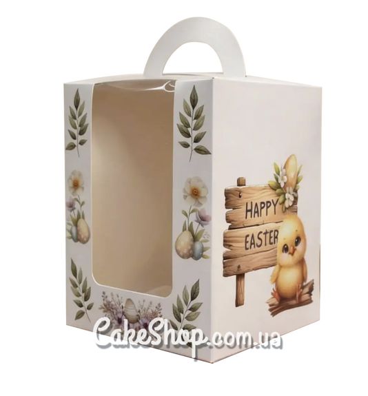 ⋗ Коробка для великодніх пасок 16х16х20 см, Беж купити в Україні ➛ CakeShop.com.ua, фото