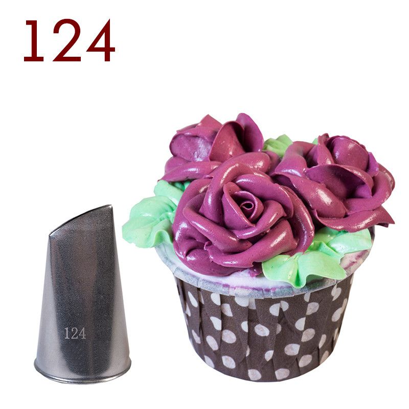 ⋗ Насадка кондитерская Лепесток розы #124 средняя купить в Украине ➛ CakeShop.com.ua, фото