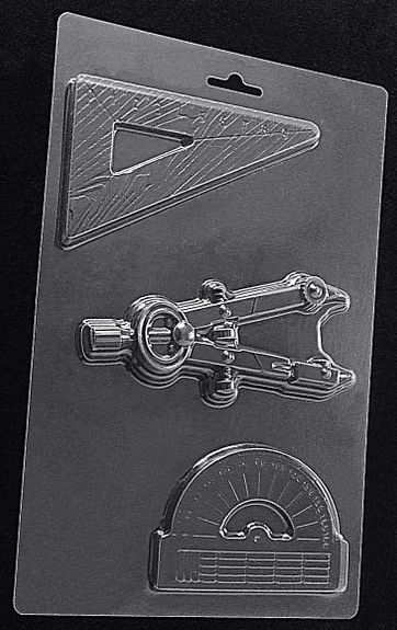 ⋗ Пластикова форма для шоколаду Набір до школи 3 купити в Україні ➛ CakeShop.com.ua, фото