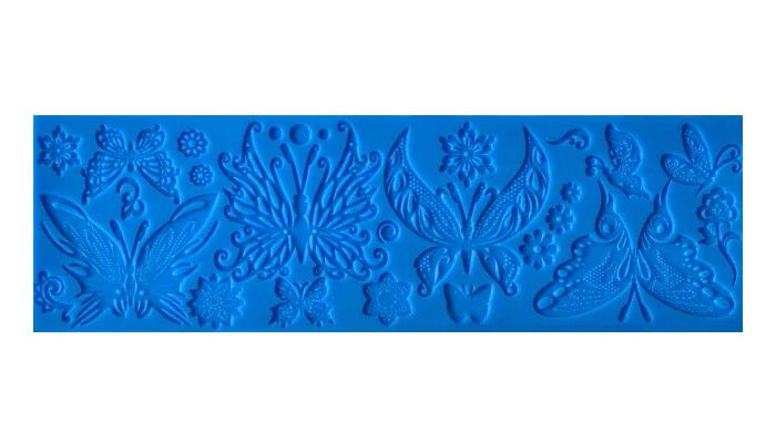 ⋗ Силиконовый коврик для айсинга Салфетка бабочки купить в Украине ➛ CakeShop.com.ua, фото