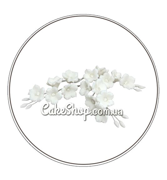 ⋗ Сахарные фигурки Веточка колокольчиков Моно ТМ Сладо купить в Украине ➛ CakeShop.com.ua, фото