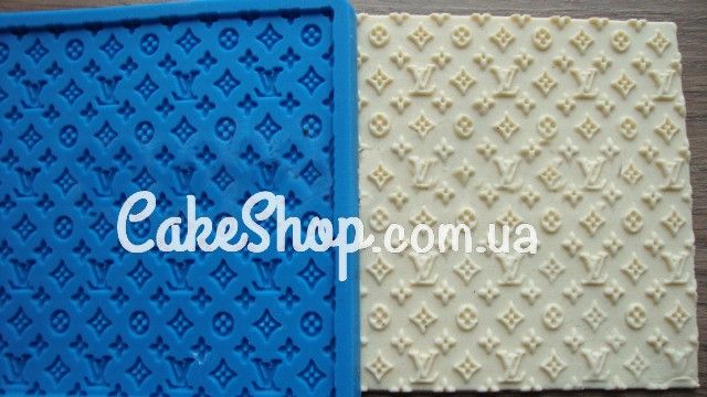 ⋗ Силіконовий молд Текстура Луї Віттон купити в Україні ➛ CakeShop.com.ua, фото