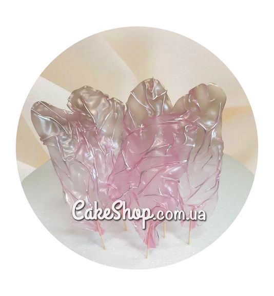 ⋗ Рисові Вітрила рожеві/срібло купити в Україні ➛ CakeShop.com.ua, фото