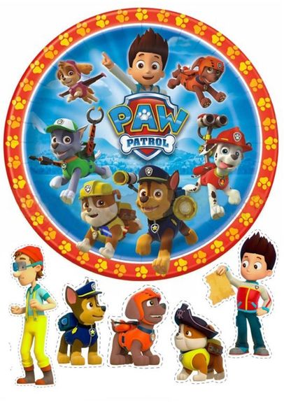 ⋗ Вафельна картинка Щенячий патруль 4 купити в Україні ➛ CakeShop.com.ua, фото