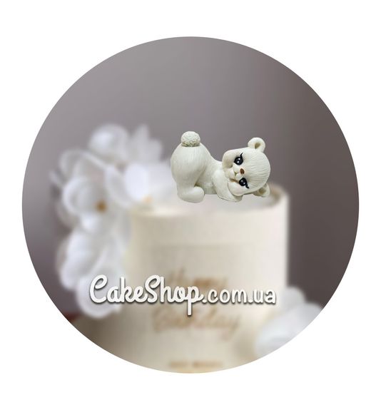 ⋗ Шоколадна фігурка Ведмедик міні 3 Білий ТМ ДімК купити в Україні ➛ CakeShop.com.ua, фото