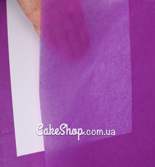 ⋗ Папір тішью LP фіолетовий 17г/м, 10 аркушів купити в Україні ➛ CakeShop.com.ua, фото