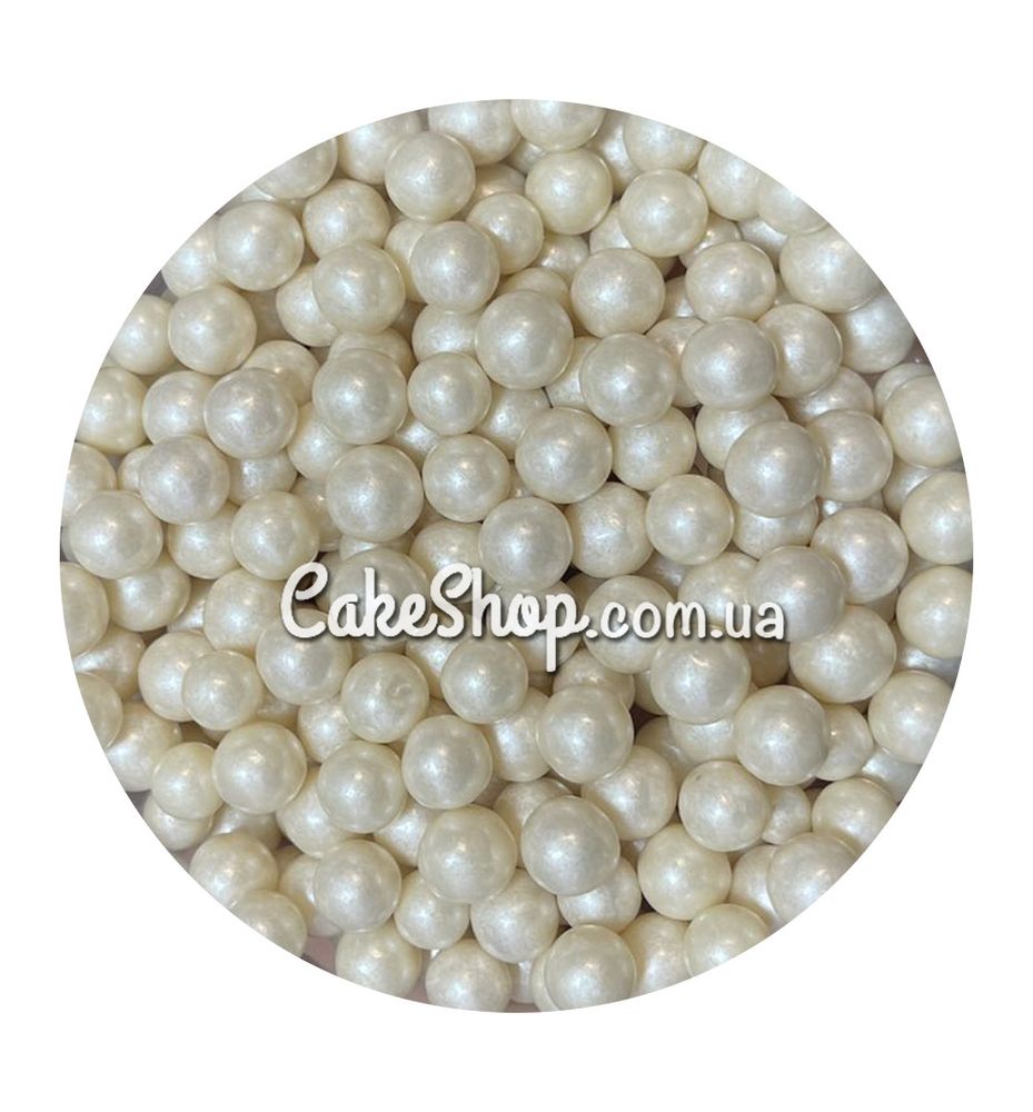 Рис повітряний в білому шоколаді 10 мм, 50 гр - фото