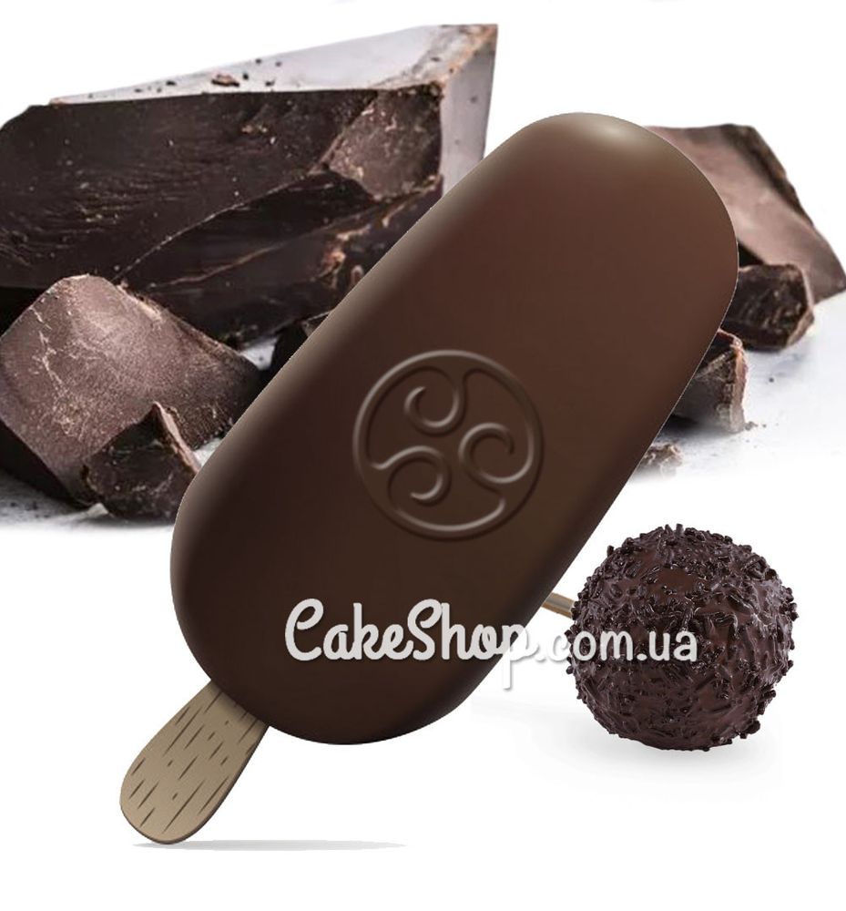 Шоколад Callebaut Ice Chocolate Dark 56,4% для покрытия мороженого (темперированный), 100г - фото