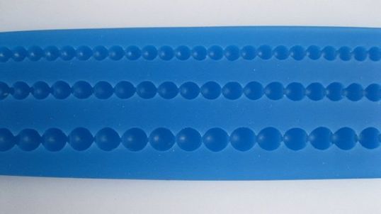 ⋗ Силиконовый молд Бусы жемчуг 5мм, 7мм, 9мм купить в Украине ➛ CakeShop.com.ua, фото