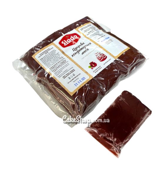 ⋗ Мастика кондитерская Slado Коричневая, 100 г купить в Украине ➛ CakeShop.com.ua, фото