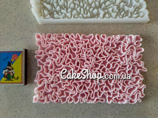 ⋗ Силиконовый молд Текстура рюши 1 купить в Украине ➛ CakeShop.com.ua, фото