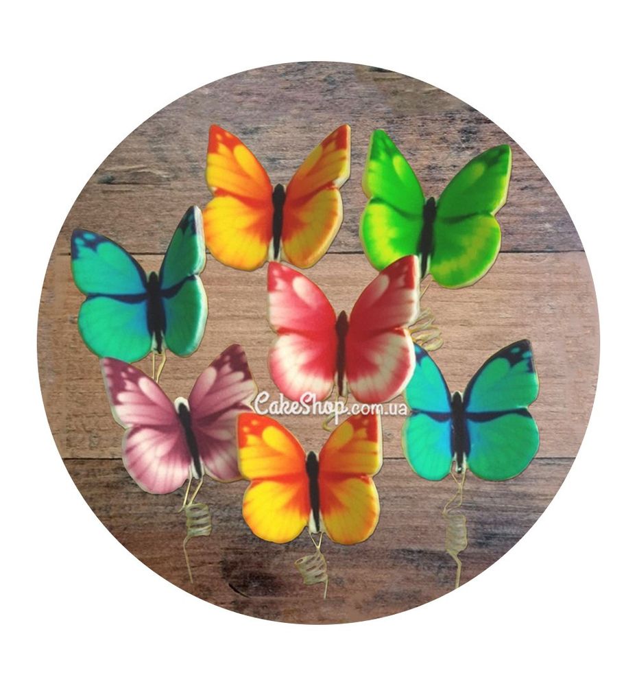 Сахарные фигурки Бабочки цветные ТМ Ириска - фото