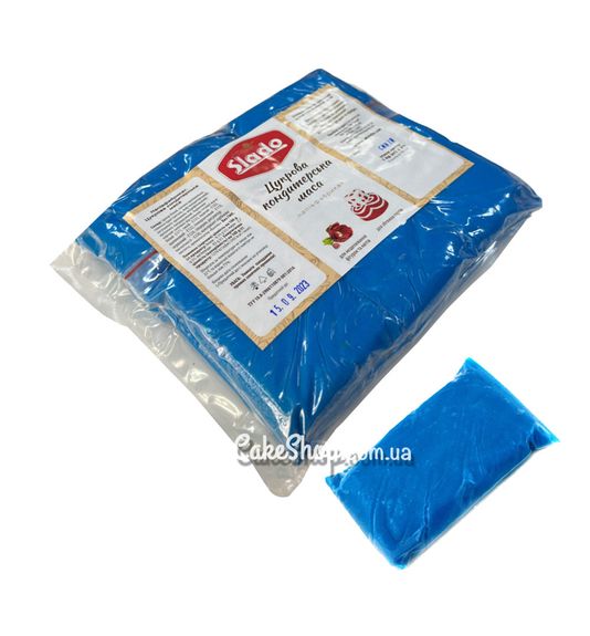 ⋗ Мастика кондитерская Slado Синяя, 100 г купить в Украине ➛ CakeShop.com.ua, фото