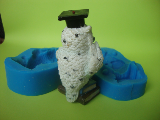 ⋗ Силіконовий молд 3Д Сова 3 купити в Україні ➛ CakeShop.com.ua, фото