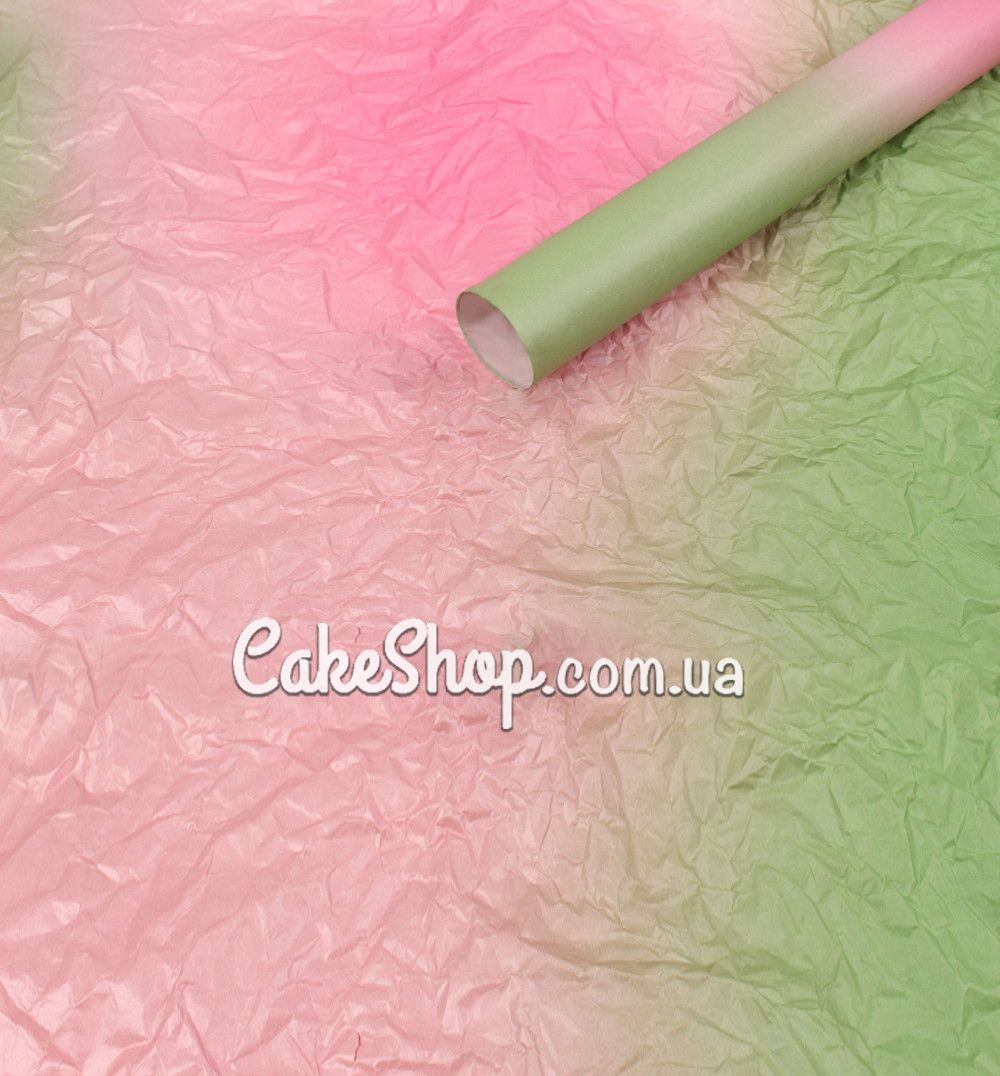 ⋗ Папір тішью Градієнт №4, 5 аркушів купити в Україні ➛ CakeShop.com.ua, фото