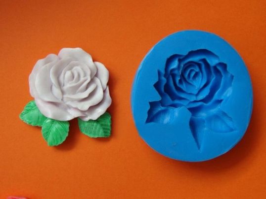 ⋗ Силіконовий молд Троянда 11 купити в Україні ➛ CakeShop.com.ua, фото