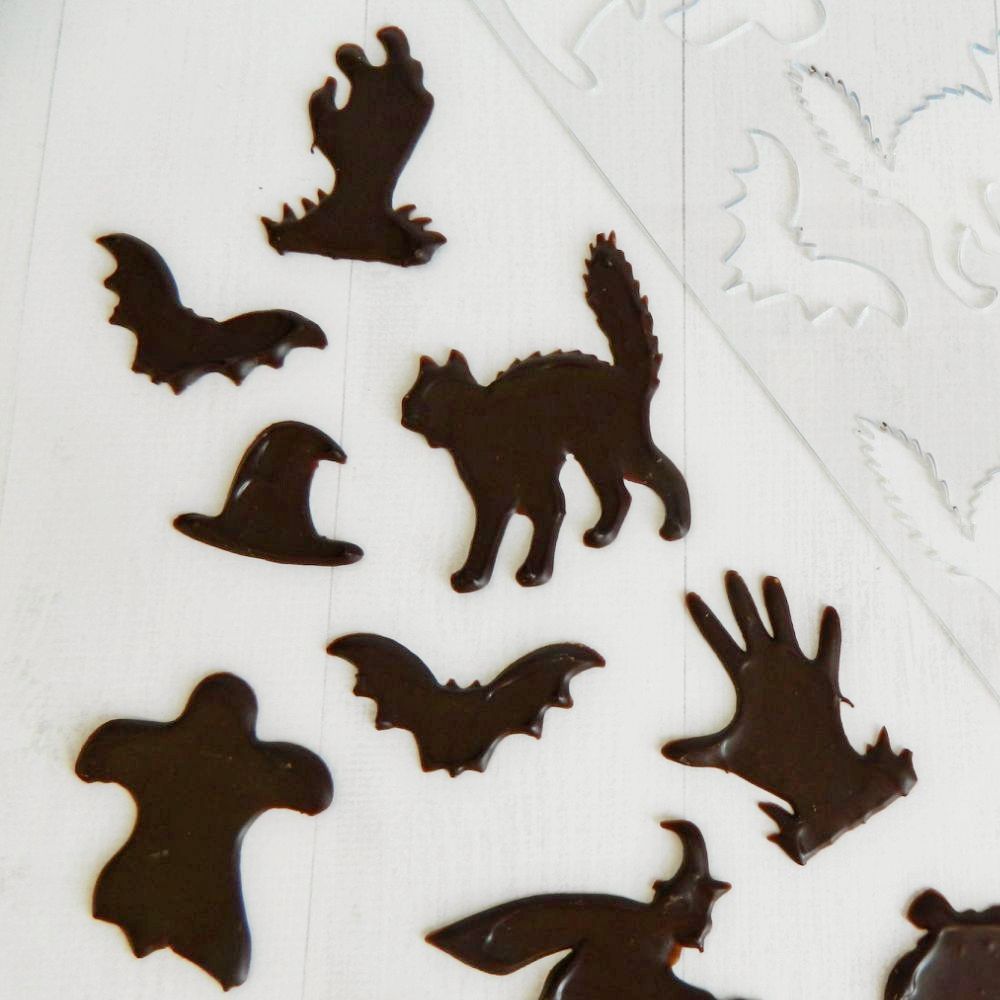 ⋗ Трафарет для шоколада Хеллоуин 1 купить в Украине ➛ CakeShop.com.ua, фото
