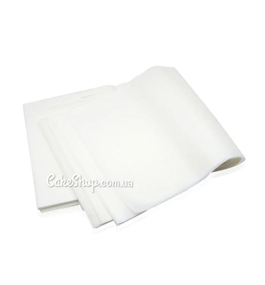 ⋗ Піропапір білий 50х20 см, 1 шт купити в Україні ➛ CakeShop.com.ua, фото
