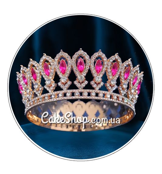 ⋗ Корона Бардийская Золото/Берил купить в Украине ➛ CakeShop.com.ua, фото