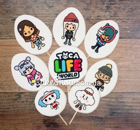 ⋗ Сахарные фигурки Тока Бока ТМ Ириска купить в Украине ➛ CakeShop.com.ua, фото