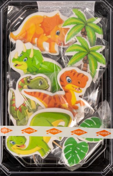 ⋗ Цукрові фігурки Динозаври 2 ТМ KD купити в Україні ➛ CakeShop.com.ua, фото