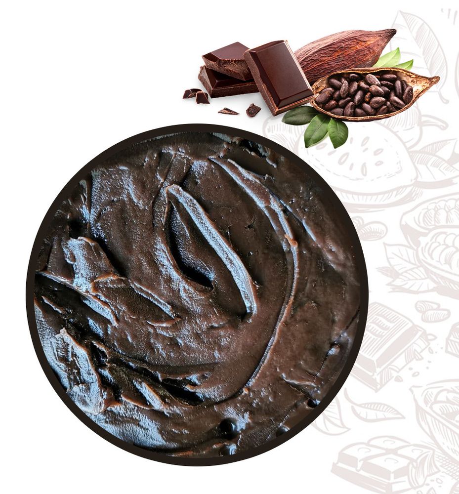 Начинка термостабільна кремова Шоколад з какао, 1кг - фото