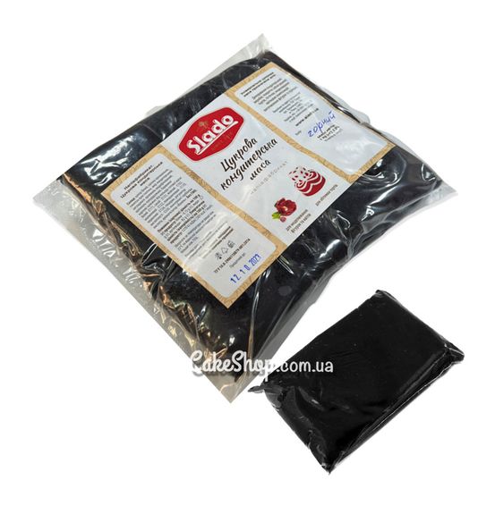 ⋗ Мастика кондитерская Slado Черная, 100 г купить в Украине ➛ CakeShop.com.ua, фото
