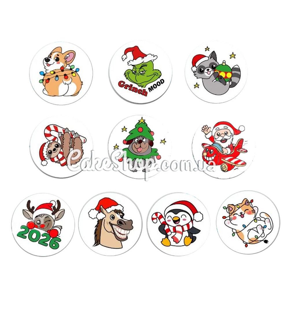 ⋗ Медово-имбирный пряник Новогодний с предвидением, 1 шт купить в Украине ➛ CakeShop.com.ua, фото