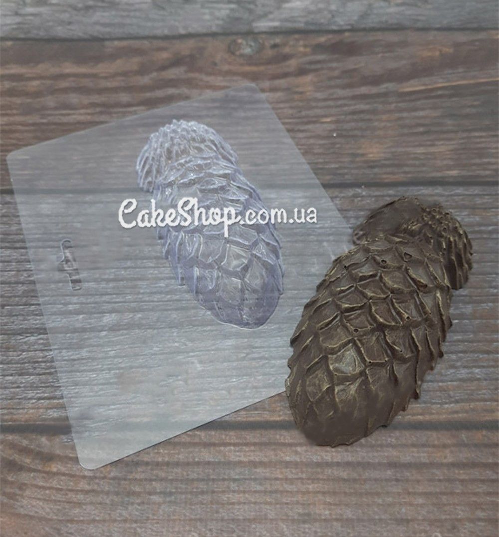 ⋗ Пластиковая форма для шоколада Шишка купить в Украине ➛ CakeShop.com.ua, фото