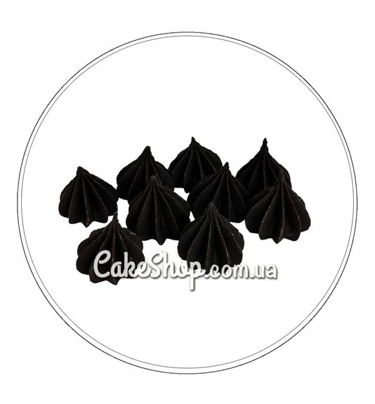 ⋗ Безе мини 9 шт черное ТМ Сладо купить в Украине ➛ CakeShop.com.ua, фото