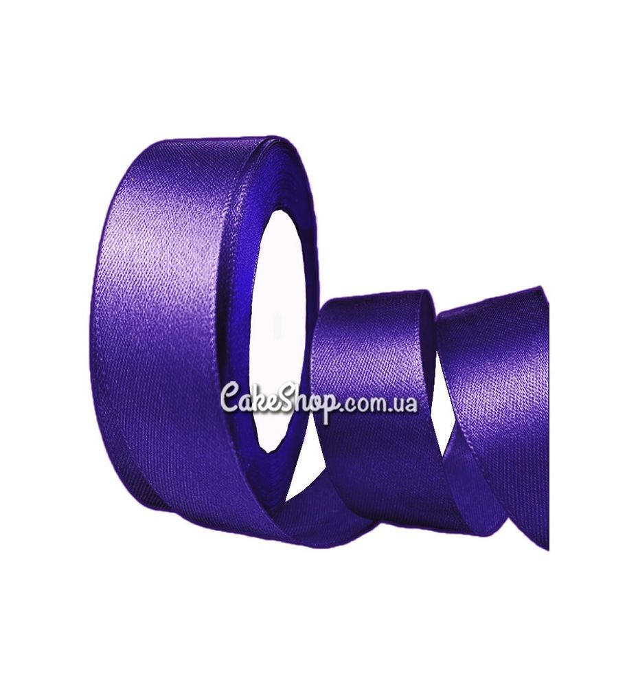 Лента атласная Фиолетовая 25 мм - фото