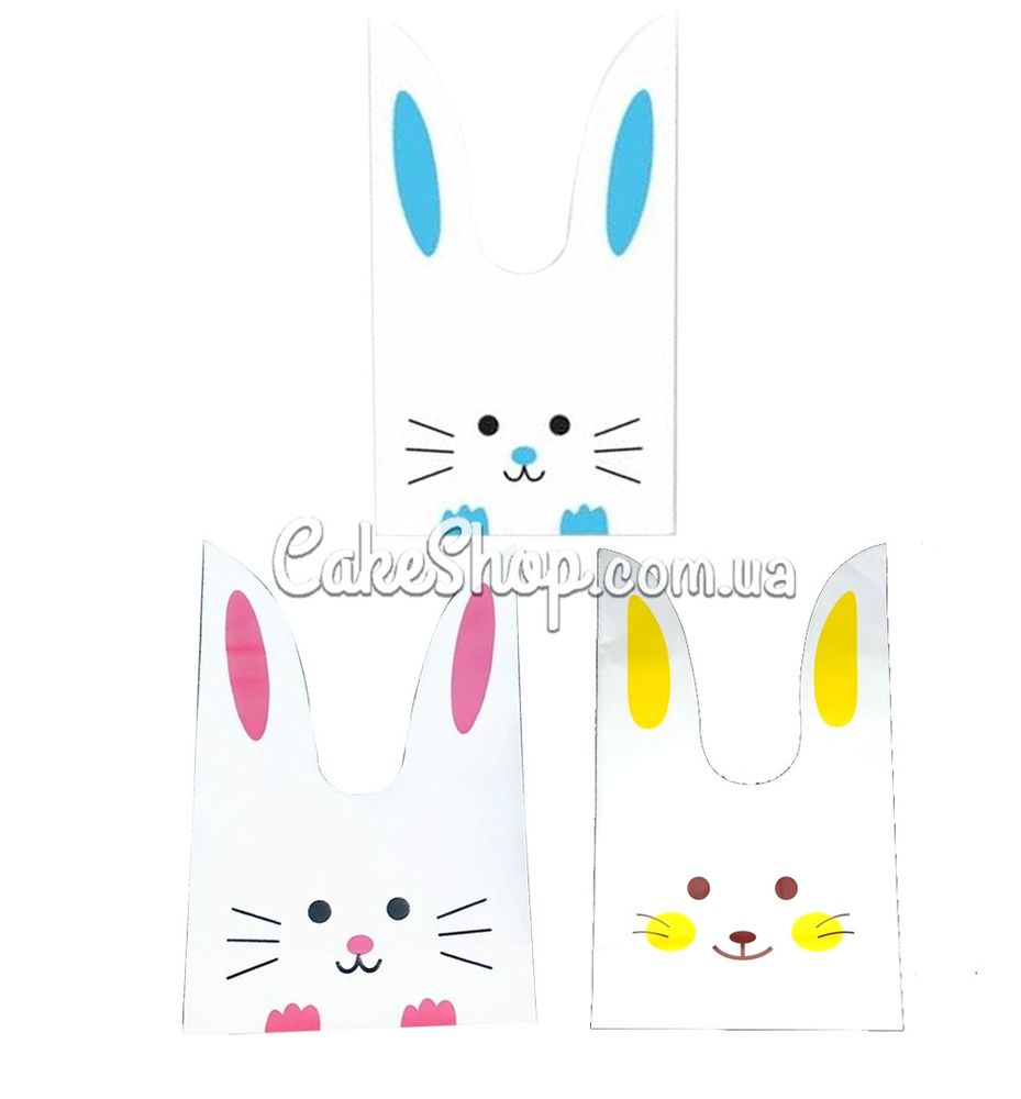 Пакет подарунковий Зайчик з вушками, 31 см - фото