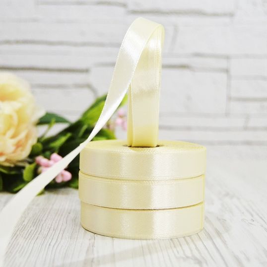 ⋗ Лента атласная Шампань  12 мм купить в Украине ➛ CakeShop.com.ua, фото
