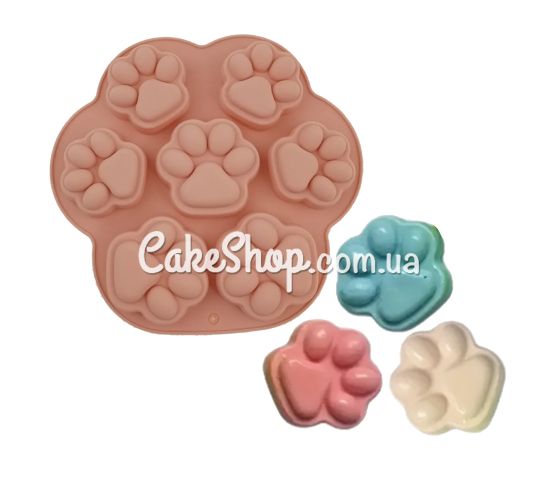 ⋗ Силіконова форма  Лапки купити в Україні ➛ CakeShop.com.ua, фото