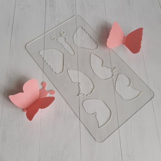 ⋗ Трафарет для шоколада Бабочка купить в Украине ➛ CakeShop.com.ua, фото