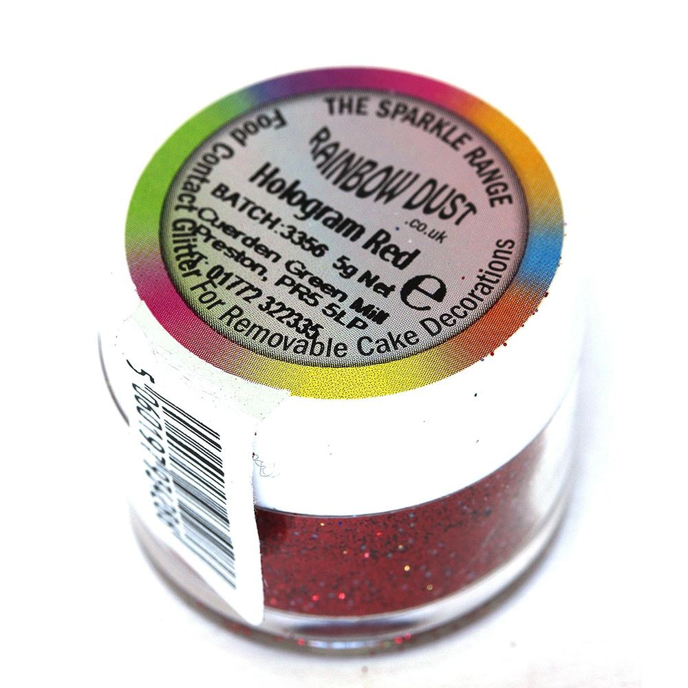 ⋗ Блестки Rainbow Hologram Red купить в Украине ➛ CakeShop.com.ua, фото