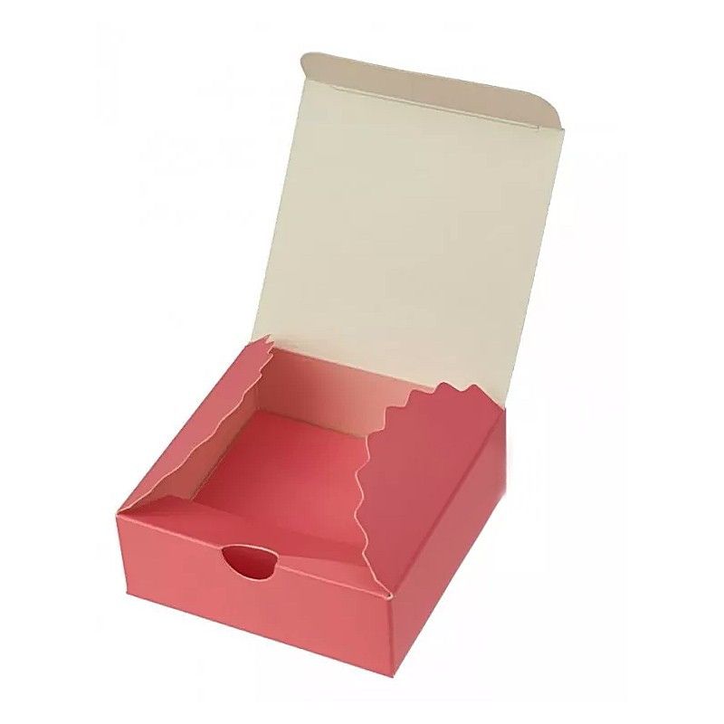⋗ Коробка мини-бокс Коралл, 8,3х8,3х3 см купить в Украине ➛ CakeShop.com.ua, фото